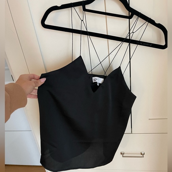 By The Way Black Satin Tank - Picture 8 of 9